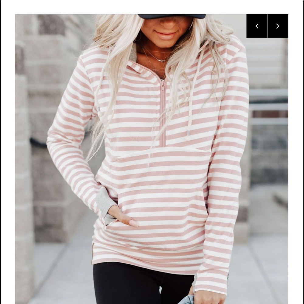 Mindy Maes Market Half ZIP single Hoodie